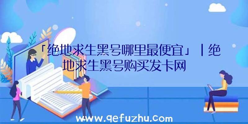 「绝地求生黑号哪里最便宜」|绝地求生黑号购买发卡网